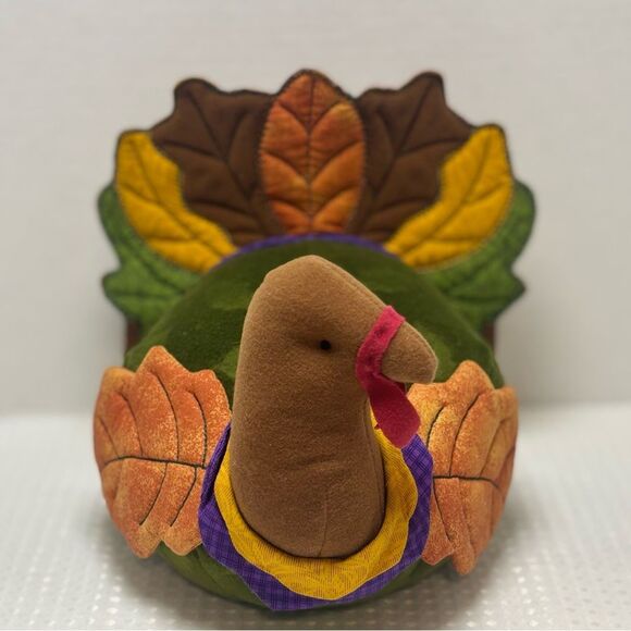 Hallmark Colorful Thanksgiving Turkey Plush Tabletop Decor - Picture 2 of 7